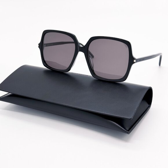 NEW SAINT LAURENT SL591 001 BLACK WOMEN SUNGLASSES SAINT LAURENT - Picture 2 of 12